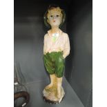 A large vintage plaster cast figure