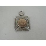A Victorian Freemasons medal regarding Twynham lodge no:735 presented for Minstrel services