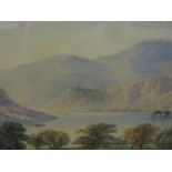 A watercolour, W T Longmire, Ullswater, signed and dated 1900, 8 x 11 inches