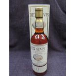 A bottle of Ben Nevis Highland Malt Whisky 13 year old port wood finish, distilled 1990, bottled