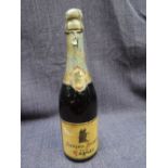 A vintage bottle of Francois Premier Vin De Gognac