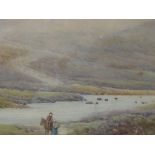 A watercolour, George Lingford, Homeward Bound, signed, 18 x 28 inches