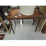 A late Victorian/Edwardian tray table