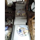 A selection of vintage collectors display plates by Royal Worcester