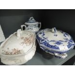 A selection of vintage tureens Wedgwood etc