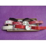 Five ladies fashion wrist watches including Guess, Jeff Banks & Colleen