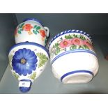 A selection of vintage Mediterranean style ceramics