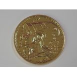 A gold 1oz 2003 Great Britain Britannia 100 pound coin, in plastic case