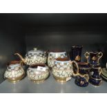 A vintage tea set by Sadler and selection of Limoges