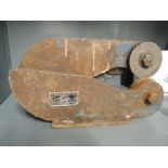 A Rotary Special metal plate cutter or shear