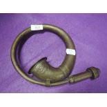 A vintage French style brass horn by Lionbrand