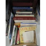 A selection of vintage volumes and reference books