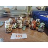 A selection of vintage miniature thimbles by Friends of the forest