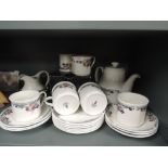 A selection of ceramics by Royal Doulton autumn glory pattern