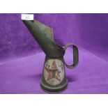 A vintage motor oil advertising jug decanter for Texaco