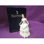 A vintage ceramic figure by Royal Doulton with box Nicole