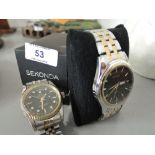 A Sekonda boxed wrist watch and Copy Rolex Oyster