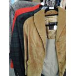 A selection of ladies jackets and waistcoats including The Original Buffer Coat