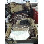 A selection of lady's vintage shoulder/hand/clutch bags of various designs including Anne Klein,
