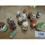 A selection of vintage miniature thimbles by Friends of the forest