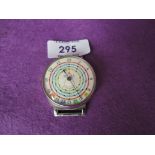 A vintage pedometer watch marked West Germany