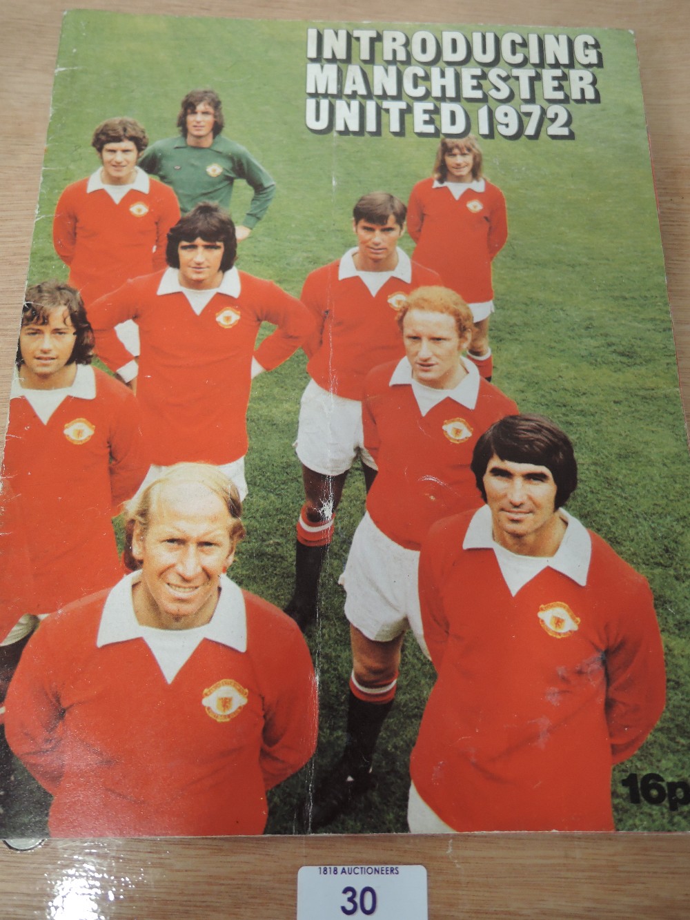 A leaflet 'introducing Manchester United 1972'