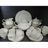 A vintage part dinner service by Chodza