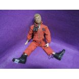An early Action man by Palitoy Hasbro 1964 plastic hands and blonde flock beard