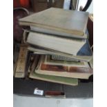 A selection of vintage volumes and reference books