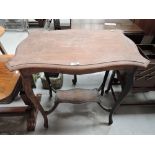 A vintage hallway table mahogany shabby chic