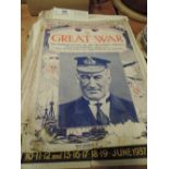 A selection of vintage coronation and world war ephemera