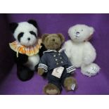 A selection of modern cuddly soft toys including Boyds