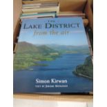 A carton of books, Lake District and Genealogy interest.