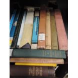 A selection of vintage volumes and reference books including Steam and steam engine