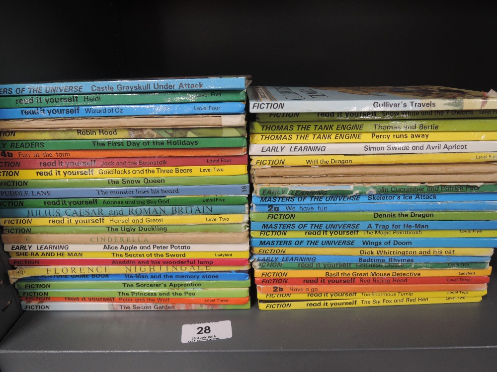 A selection of vintage childrens Ladybird story and fiction books