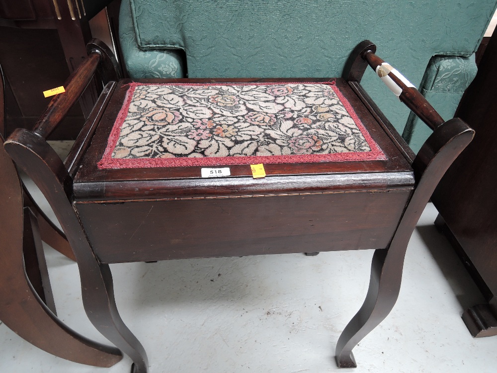 A piano stool