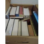 A carton of books, British history, including; Anglo-Saxon, Industry, reference, etc.