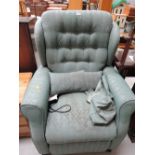 An electric recliner arm chair