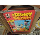 A selection of vintage Disney magazines date around 1991 approx 30 copies