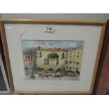 An early watercolour and two similar one signed Fantrill 1905