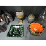 A selection of vintage Celtic and Irish design ceramics and porcelain