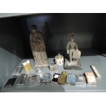 A selection of vintage cigarette lighters including desktop knight