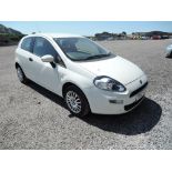 A Fiat Punto Pop, three door hatchback, 1.2cc, with full V5, in white 71000 miles on the odometer,