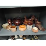 A selection of vintage ceramics and pottery Moriah crock pot