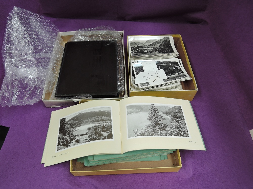 A collection of J Hardman springtime souvenir of Lakeland booklets, real photo postcards by J