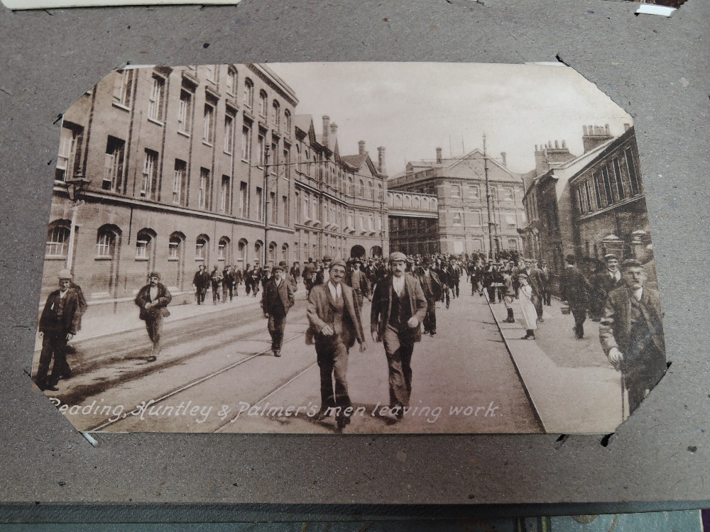 A collection in four albums of postcards and cigarette cards including real photo cards and Sinn - Image 4 of 4