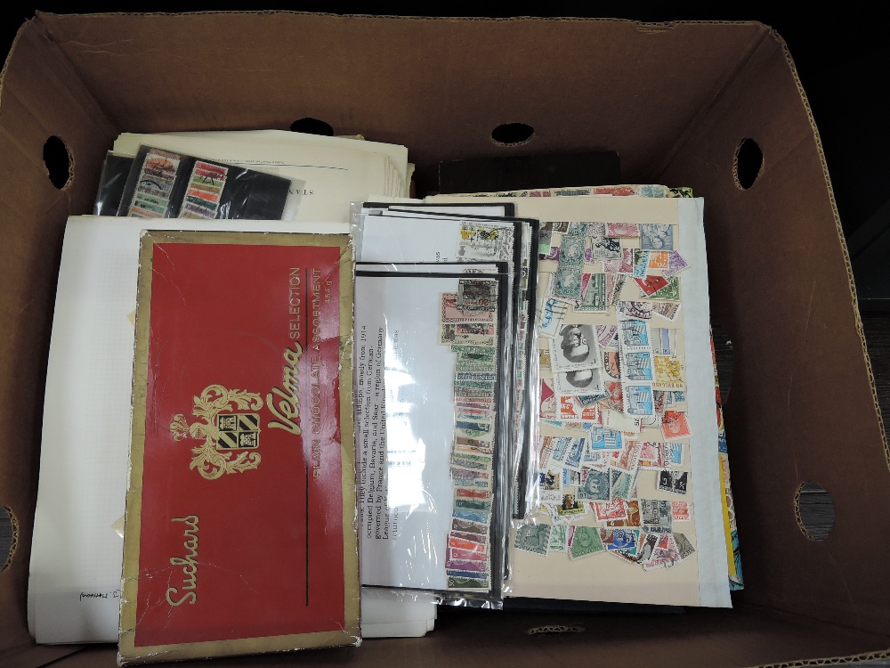 A large collection of World and GB stamps in albums and loose