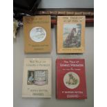 Children's. Beatrix Potter. Includes: 'The Tale of Ginger & Pickles', beige boards, front end