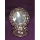 A silver dish having shaped facetted decoration, Birmingham 1968, Barker Ellis Silver Co and another