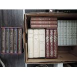 A carton. Folio Society. Boxed sets. Including, 'The Story of the Renaissance' (2001) five